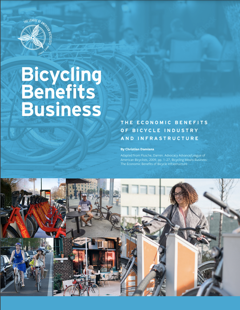 Bicycling Benefits Business report cover